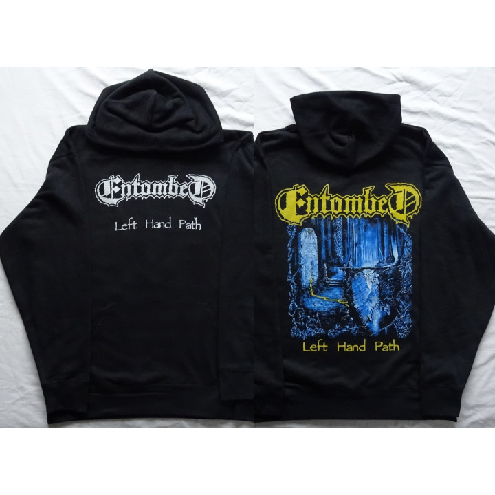 Entombed Left Hand Path Hooded Sweatshirt Gildan Official Kapuzenjacke All Size Alle Größe Real Photo Death Metal 