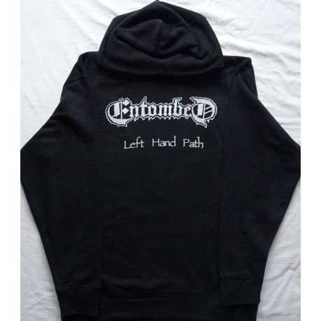 Entombed Left Hand Path Hooded Sweatshirt Gildan Official Kapuzenjacke All Size Alle Größe Real Photo Death Metal 
