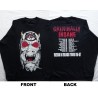 Slayer Criminally Insane Tour Reign In Blood USA Tour 1986-1987 Crewneck Sweater Official Oversized Sweatshirt Without a Hood