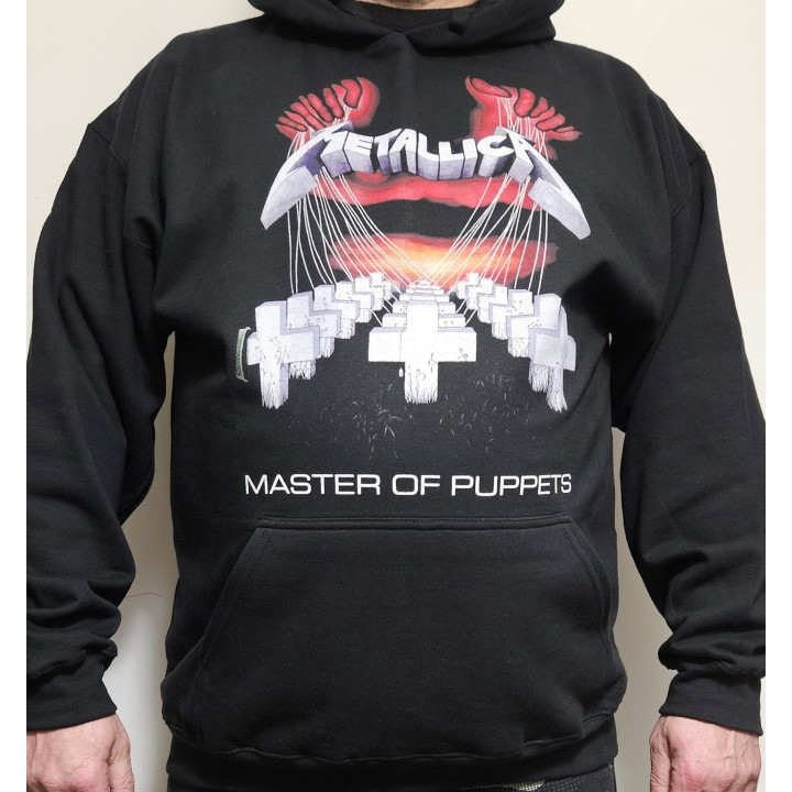 Metallica Master Of Puppets Hoodies Sweatshirt Gildan Official Kapuzenjacke All Size Alle Größe Real Photo Thrash Metal 