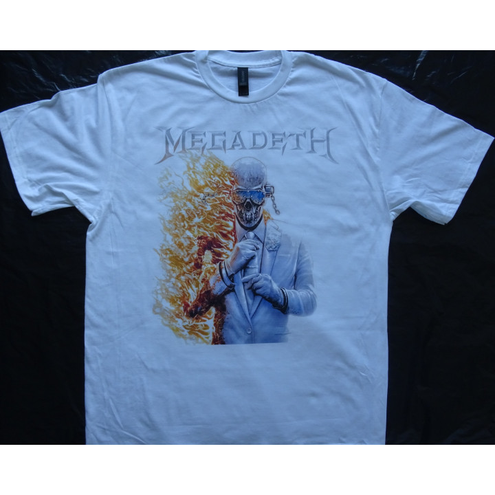 Megadeth Last Album Flame Vic Official T-Shirt Free Shipping 