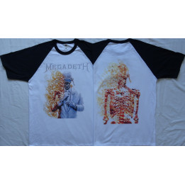 Megadeth Last Album Flame Vic Official Baseball T-Shirt Free Shipping 