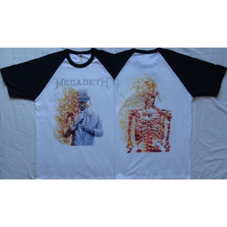 Megadeth Last Album Flame Vic Official Baseball T-Shirt Free Shipping 