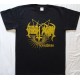 Christ Agony Faithless T-Shirt Gold Logo The Return Of The Black Metal Legend Free Shipping 