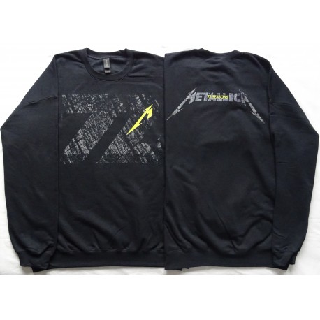 Metallica 72 Seasons Charred Logo M72 Crewneck Sweater Official Oversized Sweatshirt Without a Hood