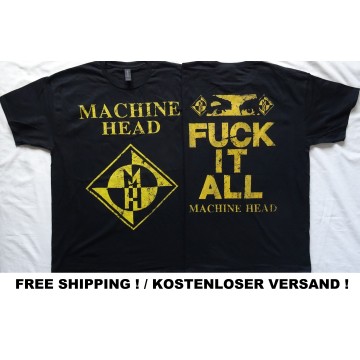 Machine Head Official Free shipping! Fuck It All T-Shirt 