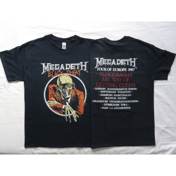 Megadeth Europe Tour 1987 Peace Sells... But Who’s Buying? Official T-Shirt Megadeth Black Friday FREE SHIPPING 