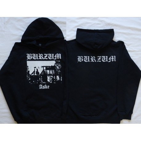 Burzum Aske Official Black Hoodie Kapuzenjacke Hooded Sweatshirt Hoody All Size Alle Größe Black Metal