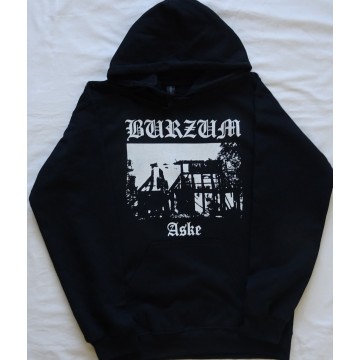 Burzum Aske Official Black Hoodie Kapuzenjacke Hooded Sweatshirt Hoody All Size Alle Größe Black Metal