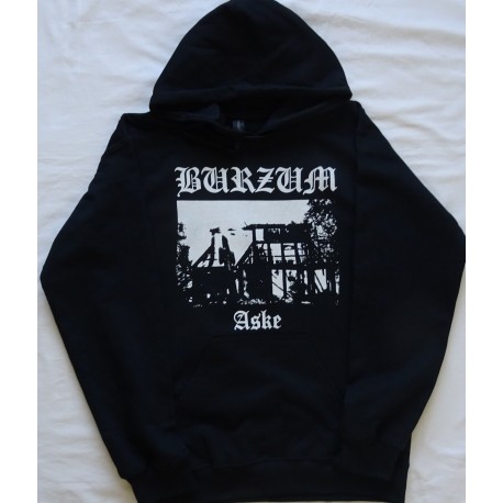 Burzum Aske Official Black Hoodie Kapuzenjacke Hooded Sweatshirt Hoody All Size Alle Größe Black Metal