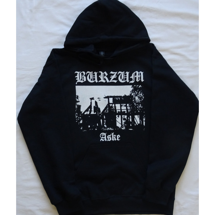 Burzum Aske Official Black Hoodie Kapuzenjacke Hooded Sweatshirt Hoody All Size Alle Größe Black Metal