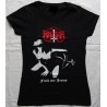 Marduk Fuck Me Jesus Official T-Shirt Girly Women Black Fucking Metal 