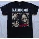 Nailbomb Point Blank Free Shipping Official T-Shirt Kostenloser Versand Sepultura Cavalera Conspiracy, Soulfly Thrash Industrial