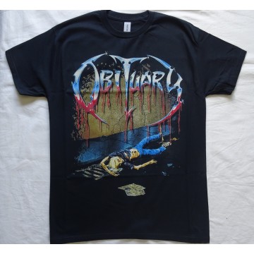 Obituary Slowly We Rot Free Shipping Official T-Shirt Florida Death Metal Classic From the Death Metal