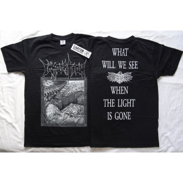 Immolation The Distorting Light Official T-Shirt Atonement Album What Will We See When The Light is Gone
