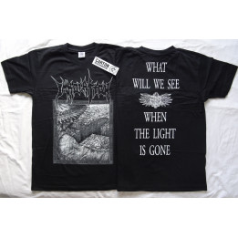 Immolation The Distorting Light Official T-Shirt Atonement Album What Will We See When The Light is Gone