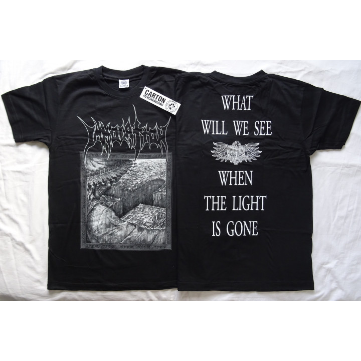 Immolation The Distorting Light Official T-Shirt Atonement Album What Will We See When The Light is Gone