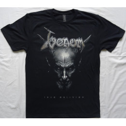 Venom Into Oblivion Official T-Shirt Free Shipping Kostenloser Versand Cronos Legend Black Metal