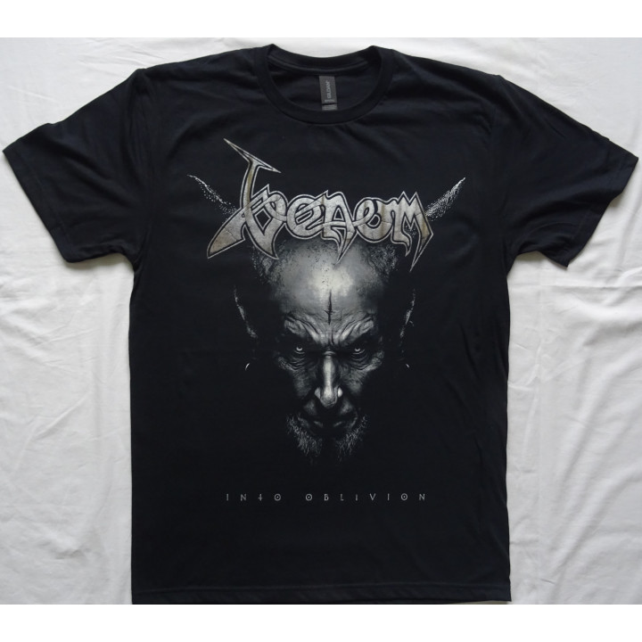 Venom Into Oblivion Official T-Shirt Free Shipping Kostenloser Versand Cronos Legend Black Metal