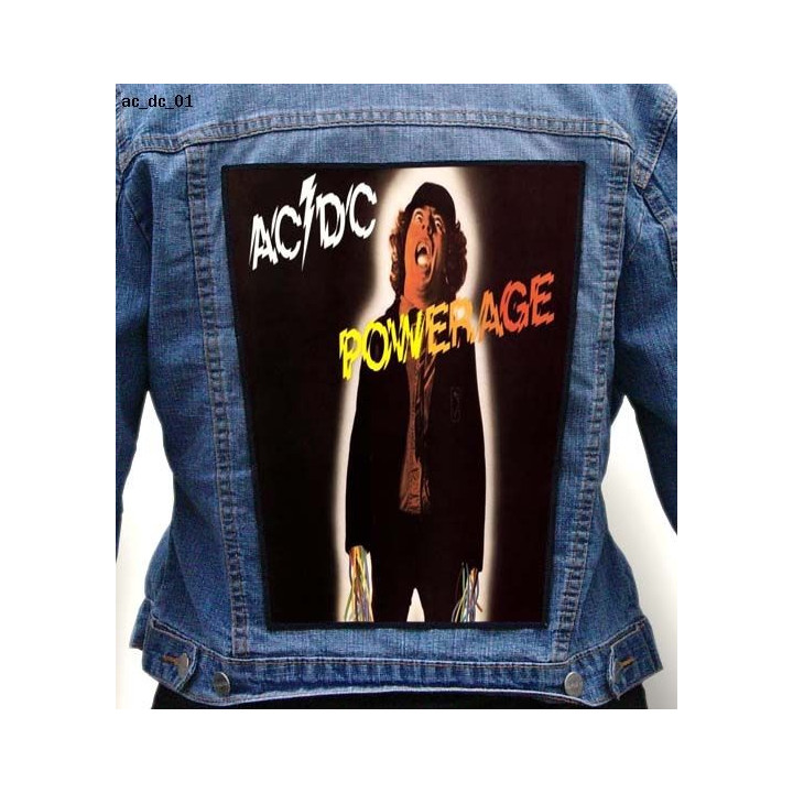 AC/DC Backpatch Giant Back Patch Rückenaufnäher Aufnäher 