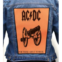AC/DC Backpatch Giant Back Patch Rückenaufnäher Aufnäher 
