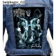 Belphegor Backpatch Giant BackPatch Black Metal Rückenaufnäher Aufnäher 