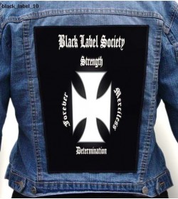 Black Label Society Backpatch Giant Back Patch Rückenaufnäher Aufnäher
