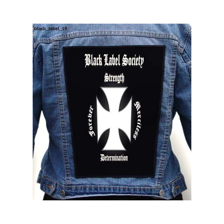 Black Label Society Backpatch Giant Back Patch Rückenaufnäher Aufnäher
