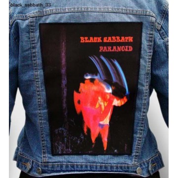 Black Sabbath Backpatch Giant Back Patch Rückenaufnäher Aufnäher 