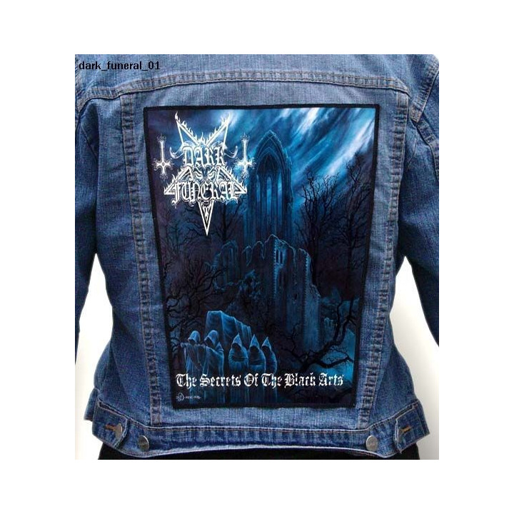 Dark Funeral Black Metal Backpatch Giant Back Patch Rückenaufnäher Aufnäher