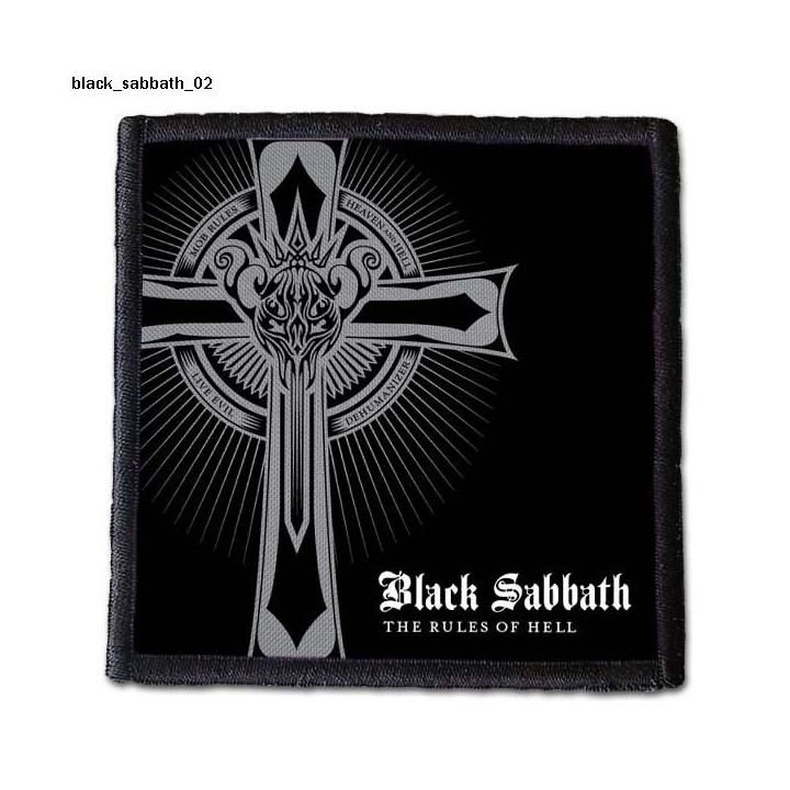 Black Sabbath Patch Backpatch Rückenaufnäher Aufnäher