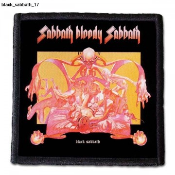 Black Sabbath Patch Backpatch Rückenaufnäher Aufnäher