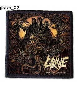 Grave Patch Backpatch Rückenaufnäher Aufnäher Death Metal