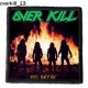 OverKill Patch Over Kill Backpatch Rückenaufnäher Aufnäher
