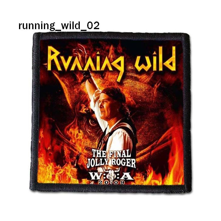 Running Wild Patch Backpatch Rückenaufnäher Aufnäher Old Skull Heavy Metal Power Metal Pirate Metal