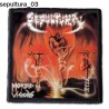 Sepultura Patch Backpatch Rückenaufnäher Aufnäher