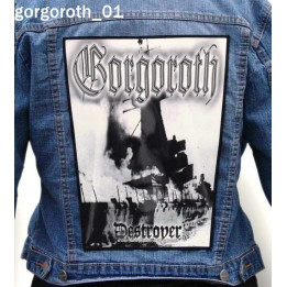 Gorgoroth Backpatch Rückenaufnäher Aufnäher Black Fucking Metal 