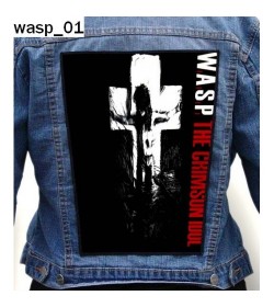 W.A.S.P.  WASP Old Skull Heavy Metal We.Are.Satan's.People. Back Patch Giant Back Patch Rückenaufnäher 