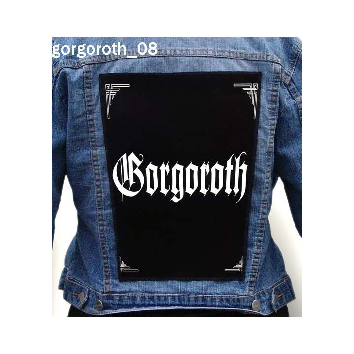 Gorgoroth Backpatch Rückenaufnäher Aufnäher Black Fucking Metal 
