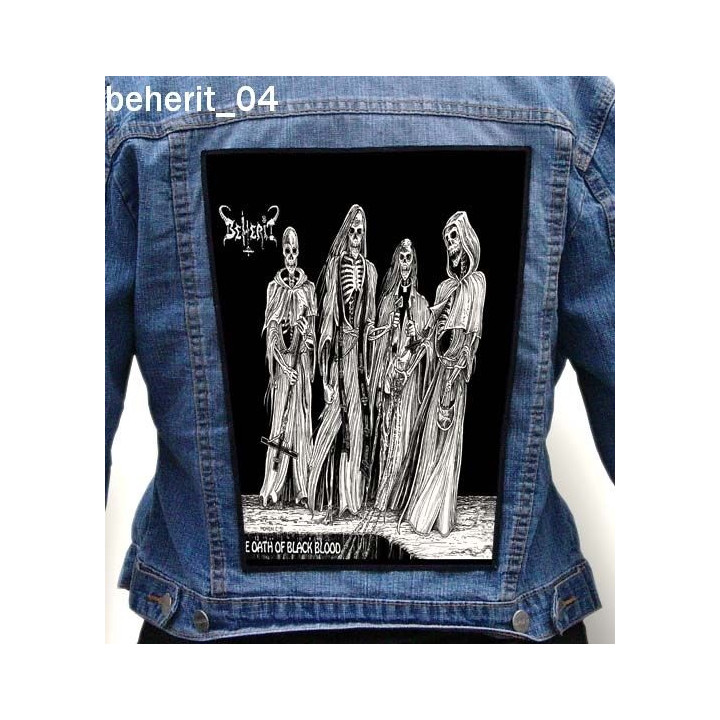 BEHERIT BIG BACK PATCH