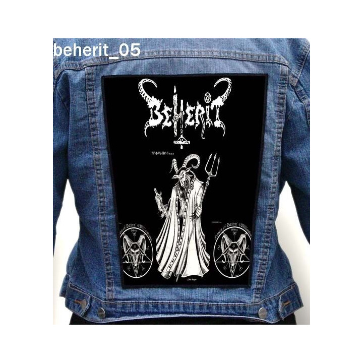 BEHERIT BIG BACK PATCH