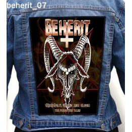 BEHERIT BIG BACK PATCH