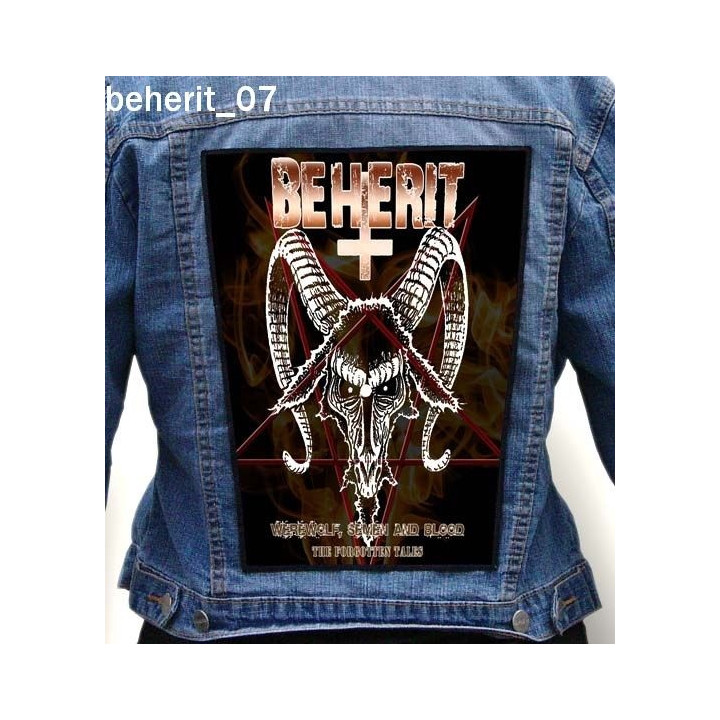 BEHERIT BIG BACK PATCH