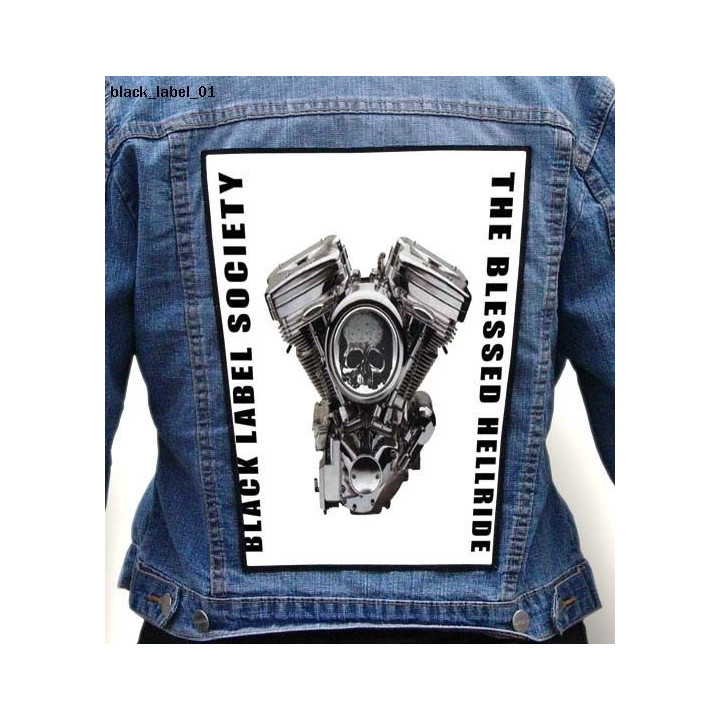 Black Label Society Backpatch Giant Back Patch Rückenaufnäher Aufnäher
