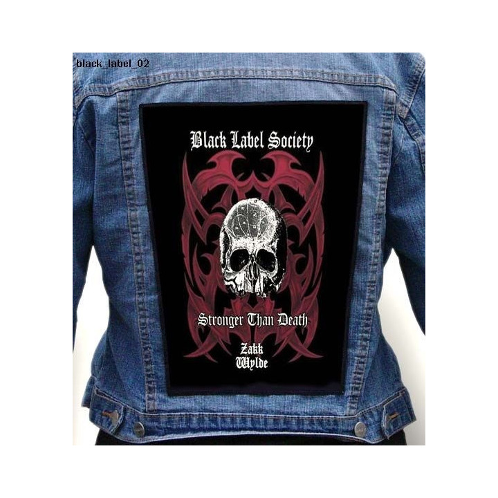 Black Label Society Backpatch Giant Back Patch Rückenaufnäher Aufnäher