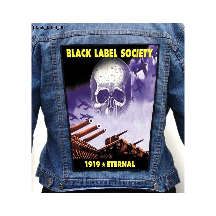 Black Label Society Backpatch Giant Back Patch Rückenaufnäher Aufnäher