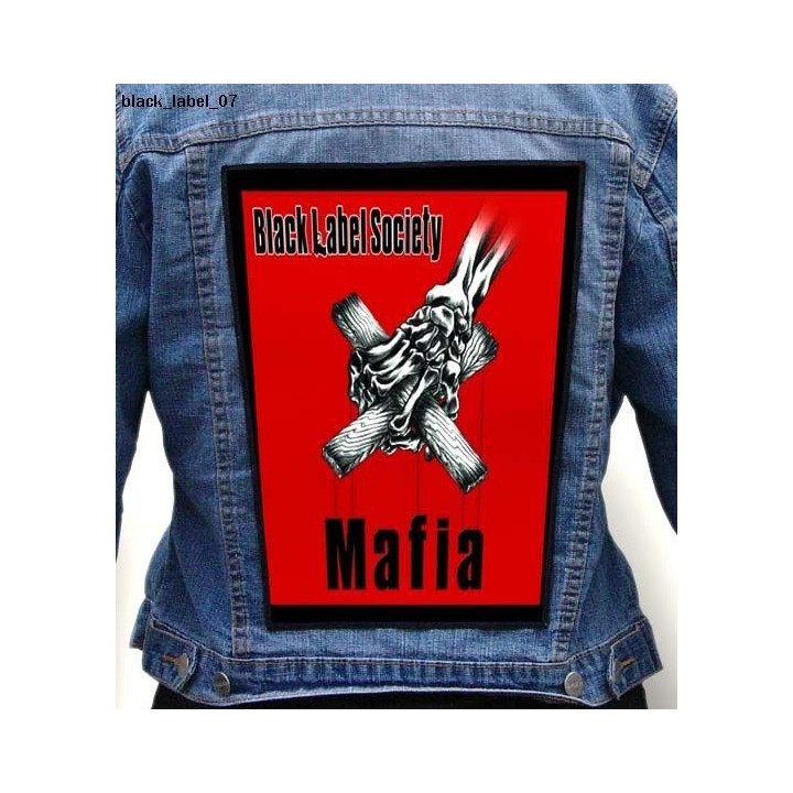 Black Label Society Backpatch Giant Back Patch Rückenaufnäher Aufnäher