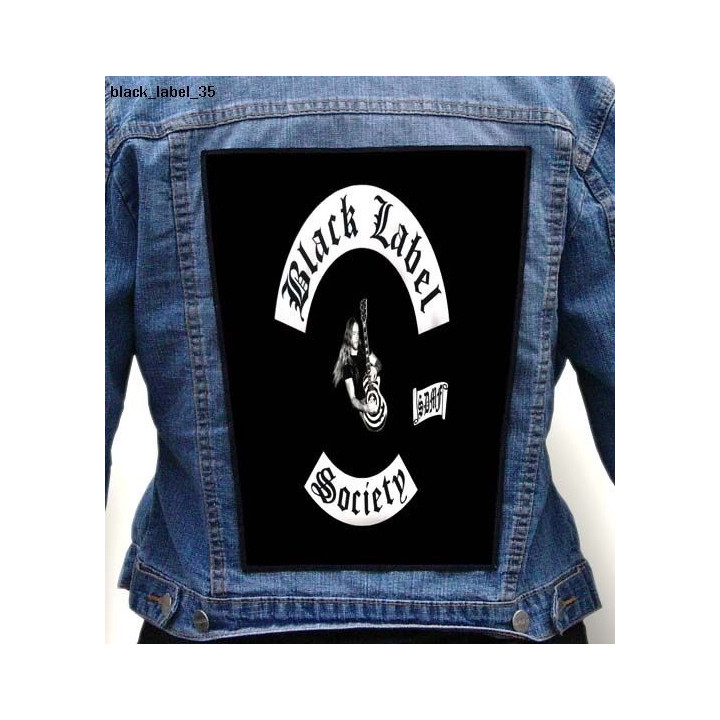 Black Label Society Backpatch Giant Back Patch Rückenaufnäher Aufnäher