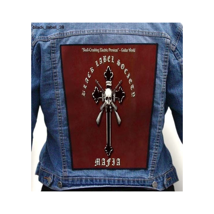 Black Label Society Backpatch Giant Back Patch Rückenaufnäher Aufnäher