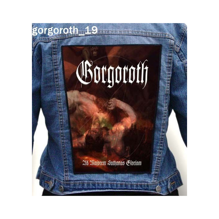 Gorgoroth Backpatch Rückenaufnäher Aufnäher Black Fucking Metal 